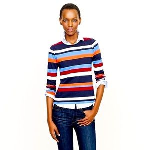 J. Crew Colorblock in Stripe Sz Small 33527